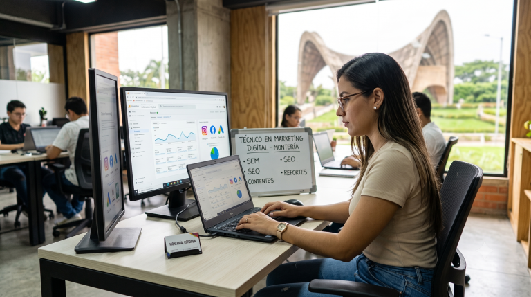 Técnico Asistente de Mercadeo Digital y Social Media Manager